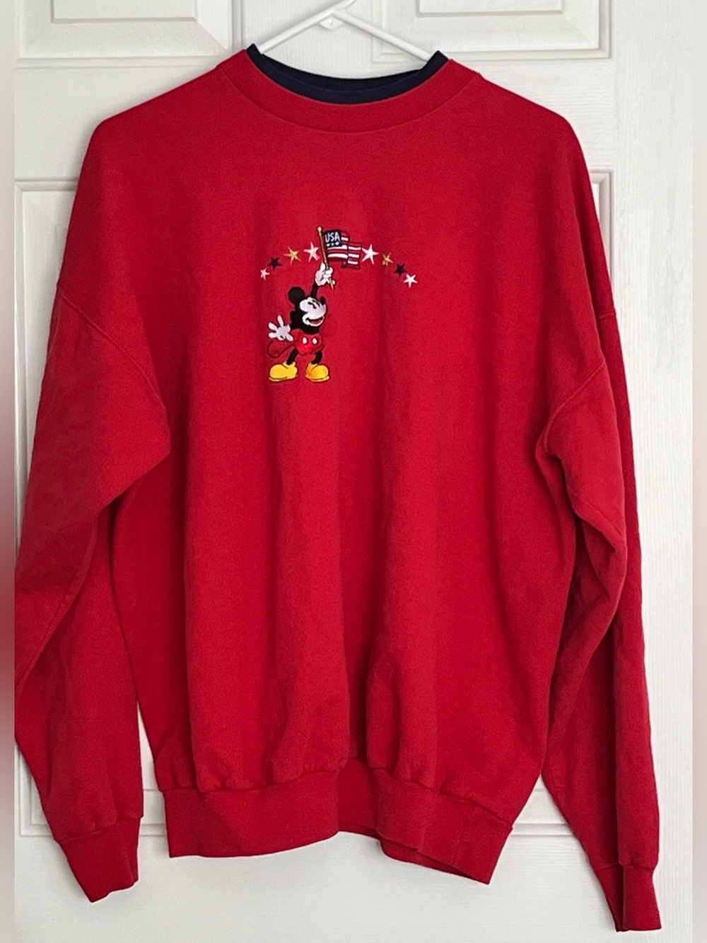 Mickey Mouse patriotic crewneck